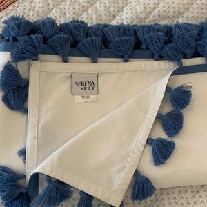 Serena & Lily never used shower curtain